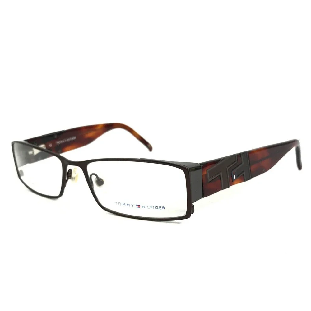 Tommy Hilfiger Eyeglasses Frames TH3410 DKBRN Dark Brown Gunmetal 54-16-140